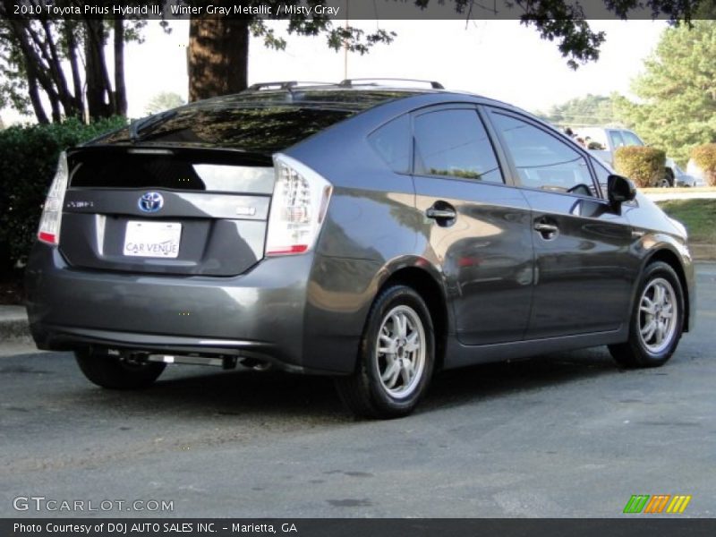 Winter Gray Metallic / Misty Gray 2010 Toyota Prius Hybrid III