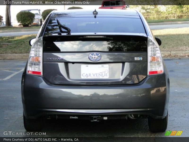 Winter Gray Metallic / Misty Gray 2010 Toyota Prius Hybrid III