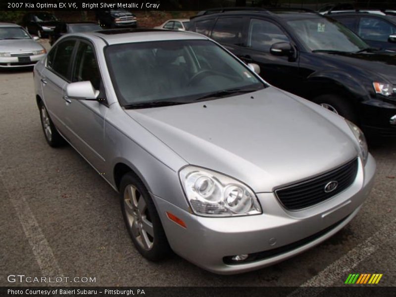 Bright Silver Metallic / Gray 2007 Kia Optima EX V6