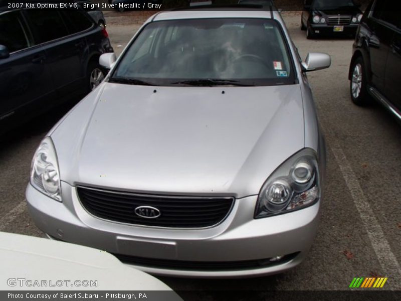 Bright Silver Metallic / Gray 2007 Kia Optima EX V6