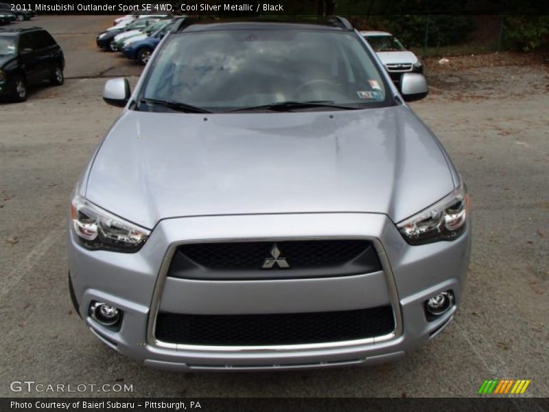 Cool Silver Metallic / Black 2011 Mitsubishi Outlander Sport SE 4WD