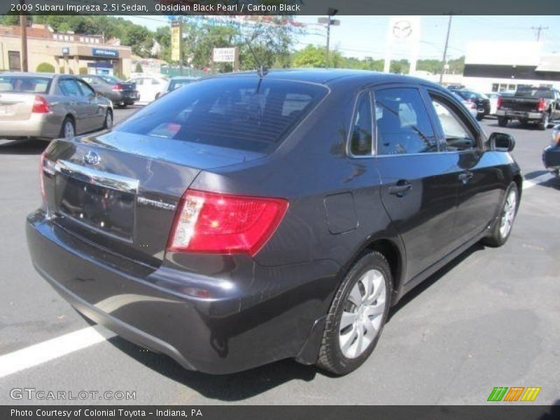 Obsidian Black Pearl / Carbon Black 2009 Subaru Impreza 2.5i Sedan