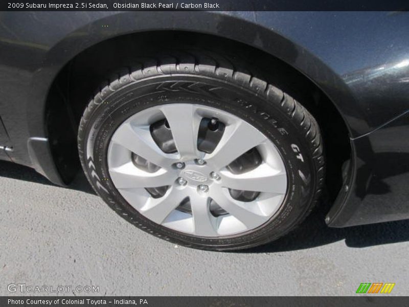 Obsidian Black Pearl / Carbon Black 2009 Subaru Impreza 2.5i Sedan