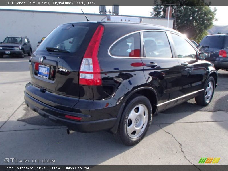 Crystal Black Pearl / Black 2011 Honda CR-V LX 4WD