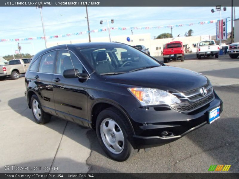 Crystal Black Pearl / Black 2011 Honda CR-V LX 4WD
