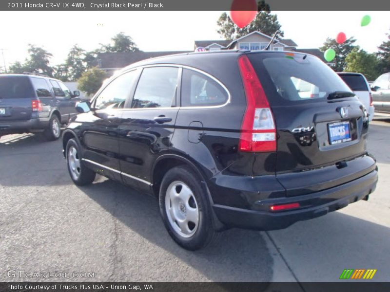 Crystal Black Pearl / Black 2011 Honda CR-V LX 4WD