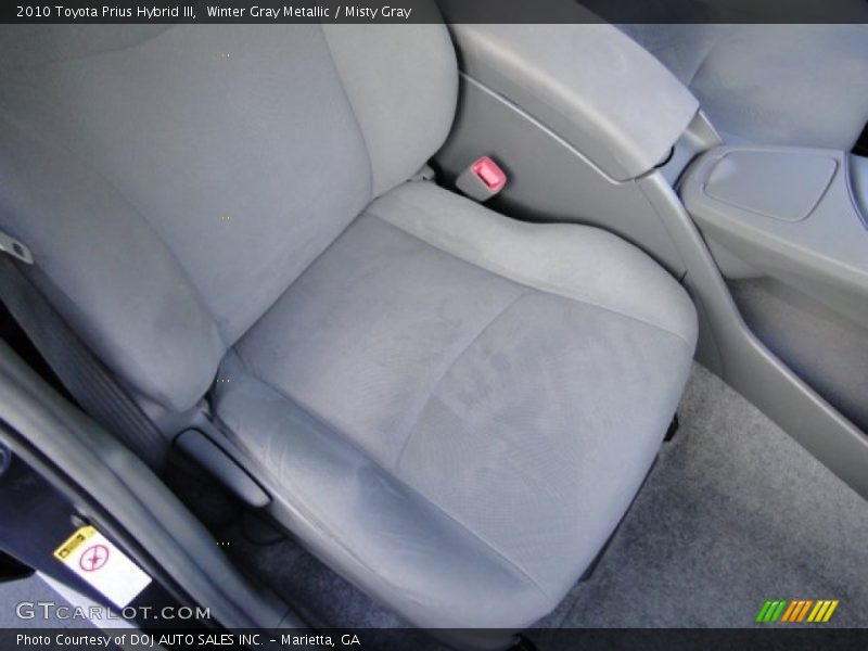 Winter Gray Metallic / Misty Gray 2010 Toyota Prius Hybrid III