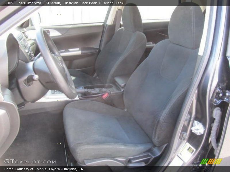 Obsidian Black Pearl / Carbon Black 2009 Subaru Impreza 2.5i Sedan