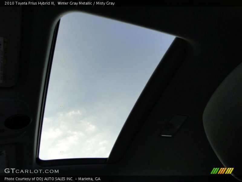 Winter Gray Metallic / Misty Gray 2010 Toyota Prius Hybrid III