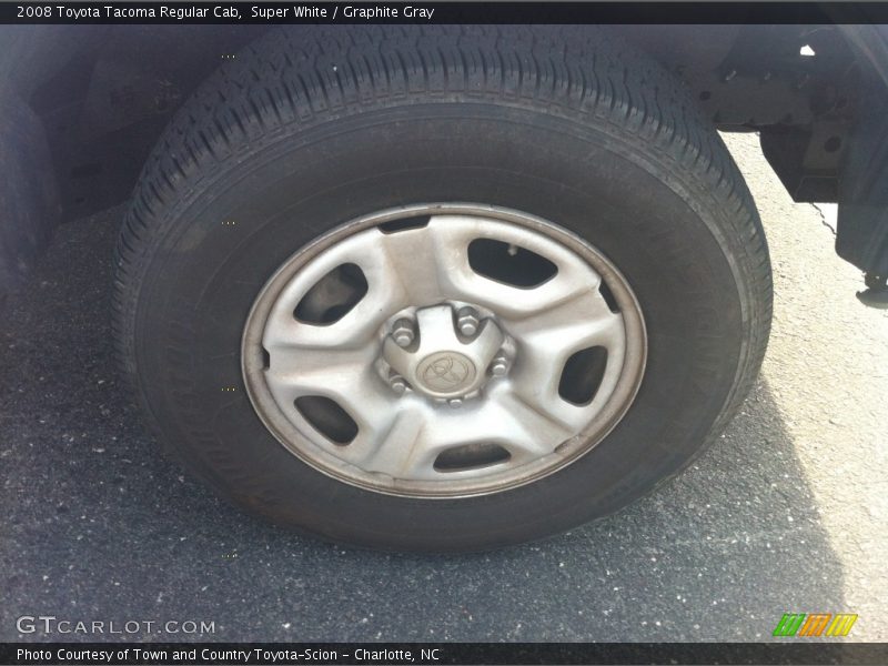 Super White / Graphite Gray 2008 Toyota Tacoma Regular Cab