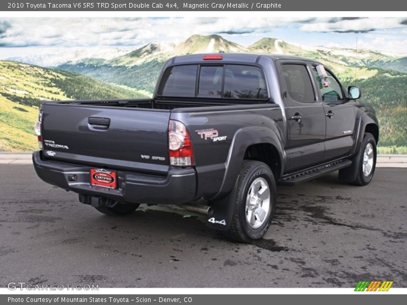 Magnetic Gray Metallic / Graphite 2010 Toyota Tacoma V6 SR5 TRD Sport Double Cab 4x4