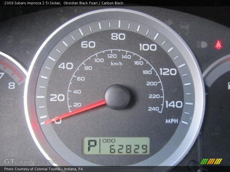 Obsidian Black Pearl / Carbon Black 2009 Subaru Impreza 2.5i Sedan