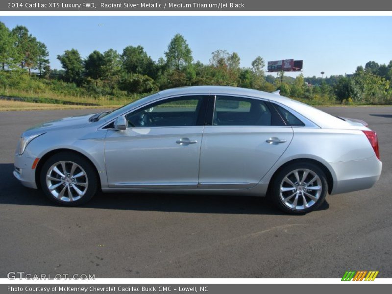 Radiant Silver Metallic / Medium Titanium/Jet Black 2014 Cadillac XTS Luxury FWD