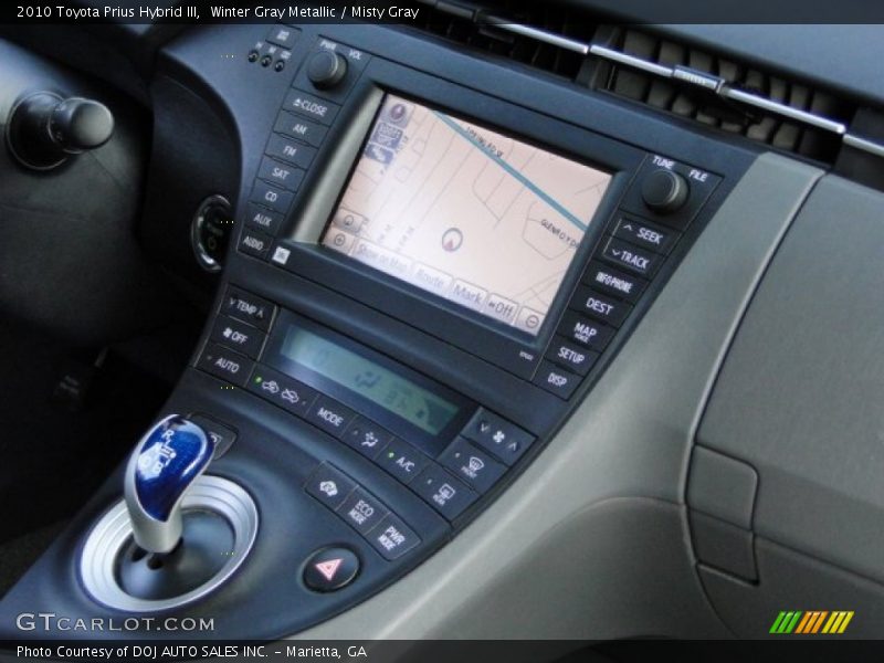 Winter Gray Metallic / Misty Gray 2010 Toyota Prius Hybrid III