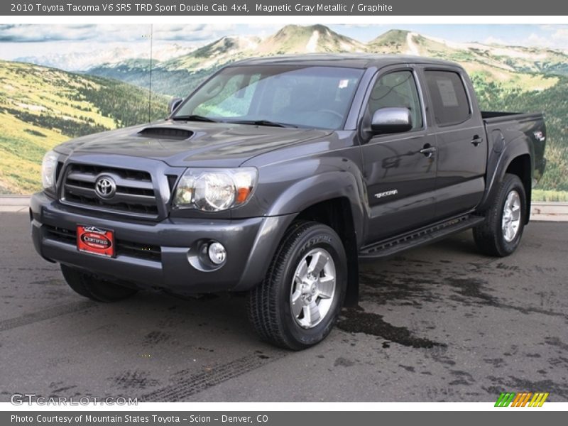 Magnetic Gray Metallic / Graphite 2010 Toyota Tacoma V6 SR5 TRD Sport Double Cab 4x4