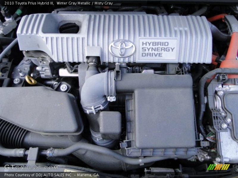 Winter Gray Metallic / Misty Gray 2010 Toyota Prius Hybrid III
