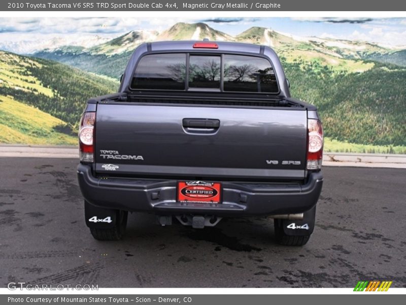 Magnetic Gray Metallic / Graphite 2010 Toyota Tacoma V6 SR5 TRD Sport Double Cab 4x4