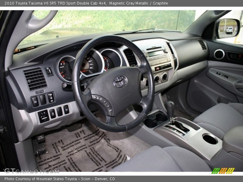 Magnetic Gray Metallic / Graphite 2010 Toyota Tacoma V6 SR5 TRD Sport Double Cab 4x4