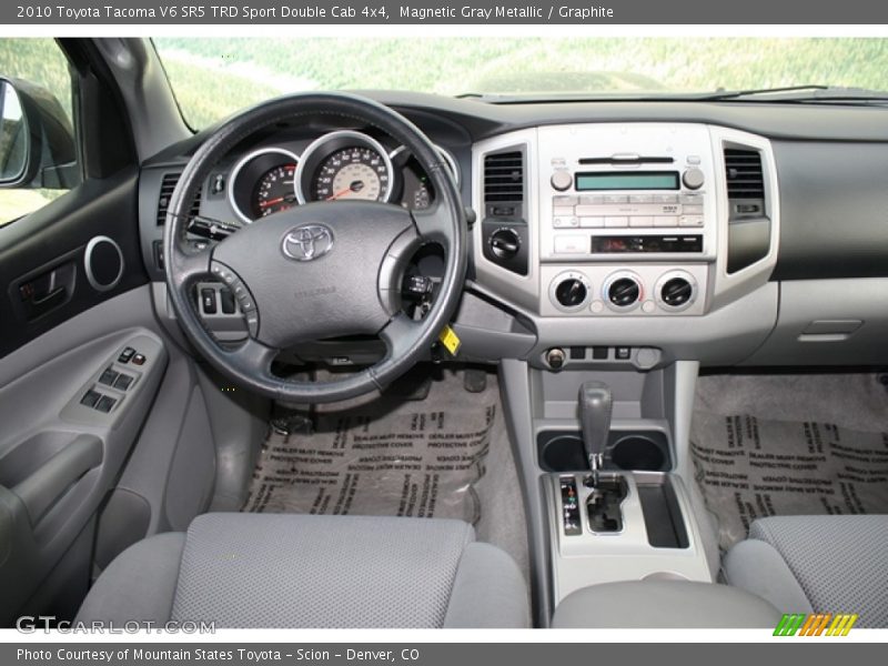 Magnetic Gray Metallic / Graphite 2010 Toyota Tacoma V6 SR5 TRD Sport Double Cab 4x4