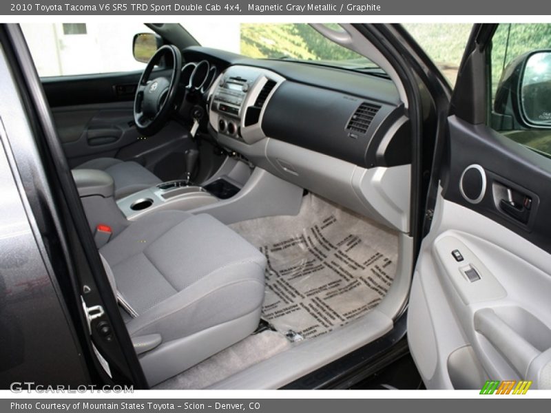 Magnetic Gray Metallic / Graphite 2010 Toyota Tacoma V6 SR5 TRD Sport Double Cab 4x4