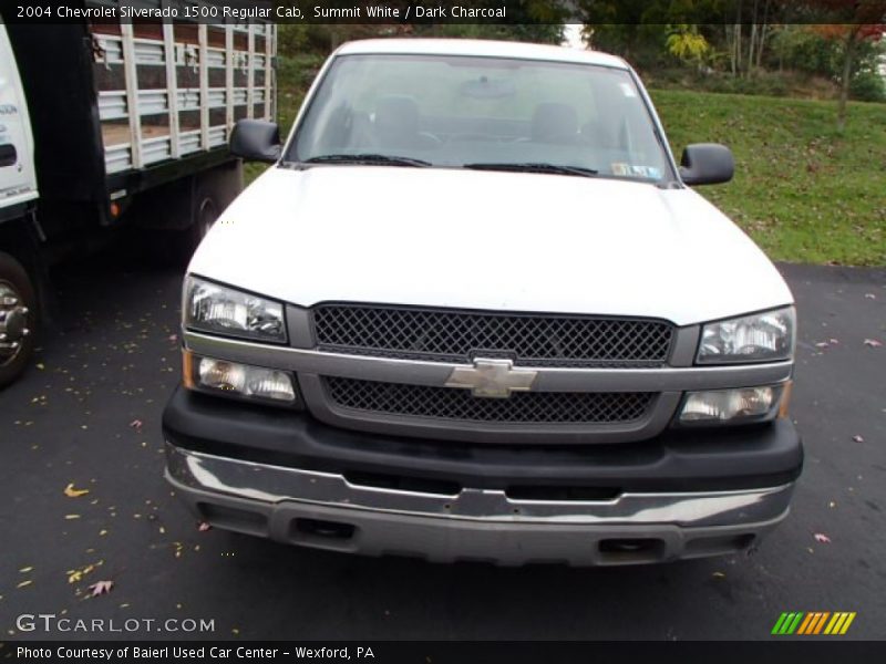 Summit White / Dark Charcoal 2004 Chevrolet Silverado 1500 Regular Cab