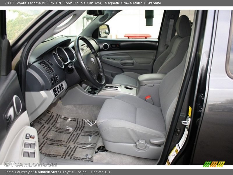 Magnetic Gray Metallic / Graphite 2010 Toyota Tacoma V6 SR5 TRD Sport Double Cab 4x4