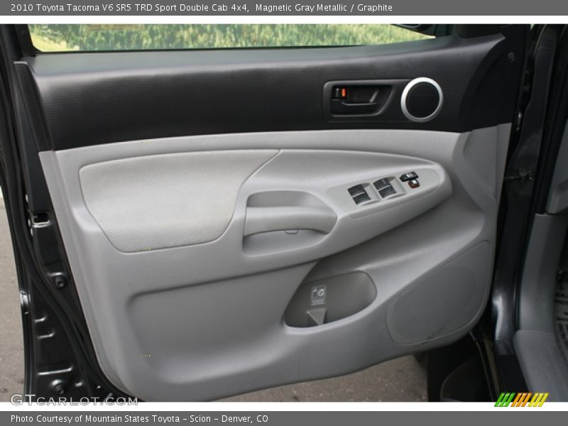 Magnetic Gray Metallic / Graphite 2010 Toyota Tacoma V6 SR5 TRD Sport Double Cab 4x4