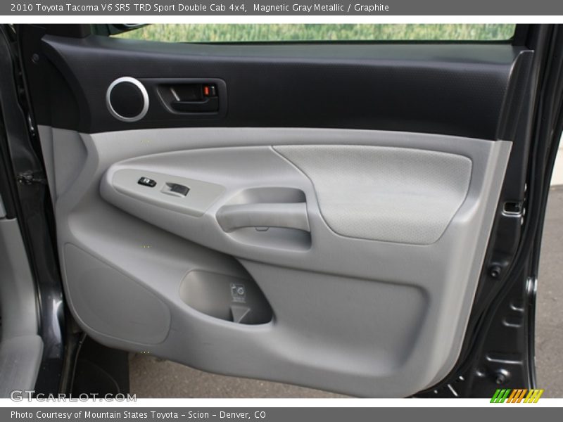 Magnetic Gray Metallic / Graphite 2010 Toyota Tacoma V6 SR5 TRD Sport Double Cab 4x4