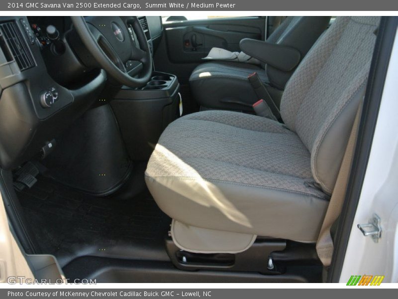 Summit White / Medium Pewter 2014 GMC Savana Van 2500 Extended Cargo