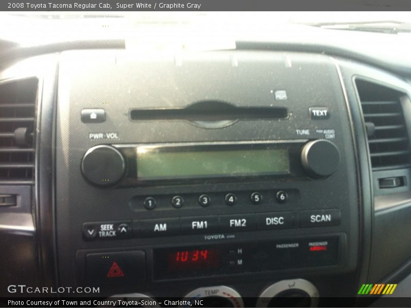 Super White / Graphite Gray 2008 Toyota Tacoma Regular Cab