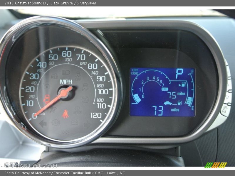 Black Granite / Silver/Silver 2013 Chevrolet Spark LT