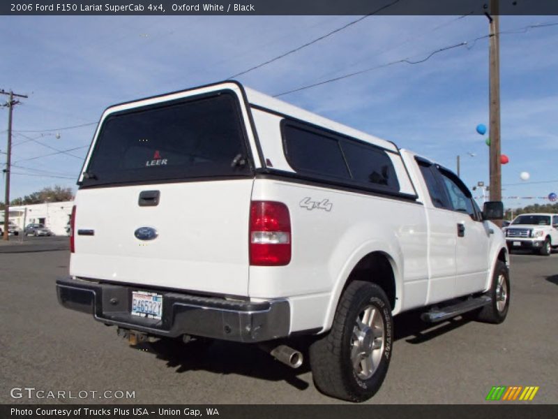 Oxford White / Black 2006 Ford F150 Lariat SuperCab 4x4