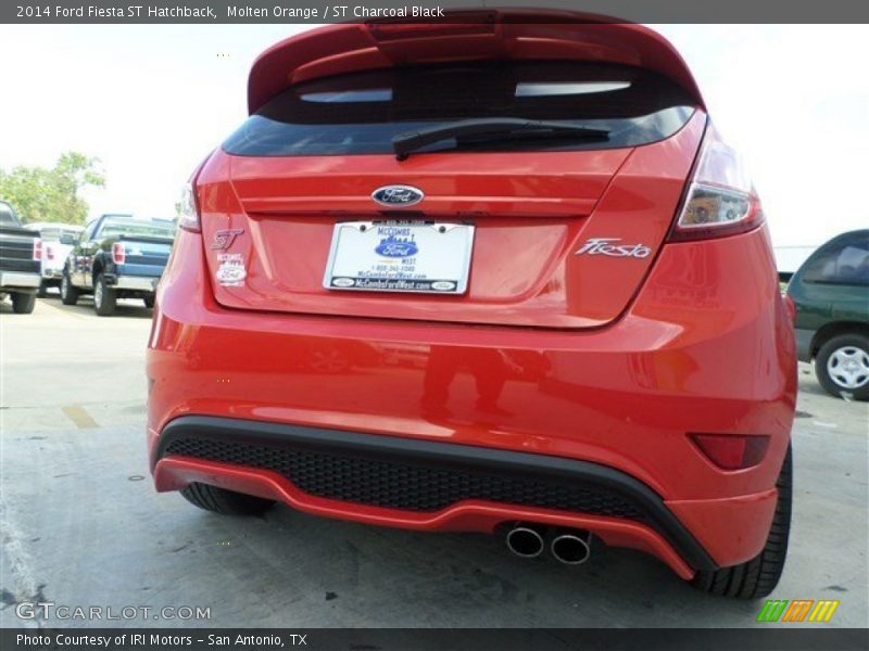 Molten Orange / ST Charcoal Black 2014 Ford Fiesta ST Hatchback