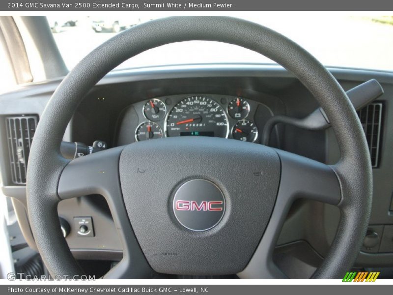 Summit White / Medium Pewter 2014 GMC Savana Van 2500 Extended Cargo