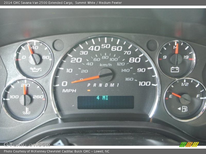 Summit White / Medium Pewter 2014 GMC Savana Van 2500 Extended Cargo
