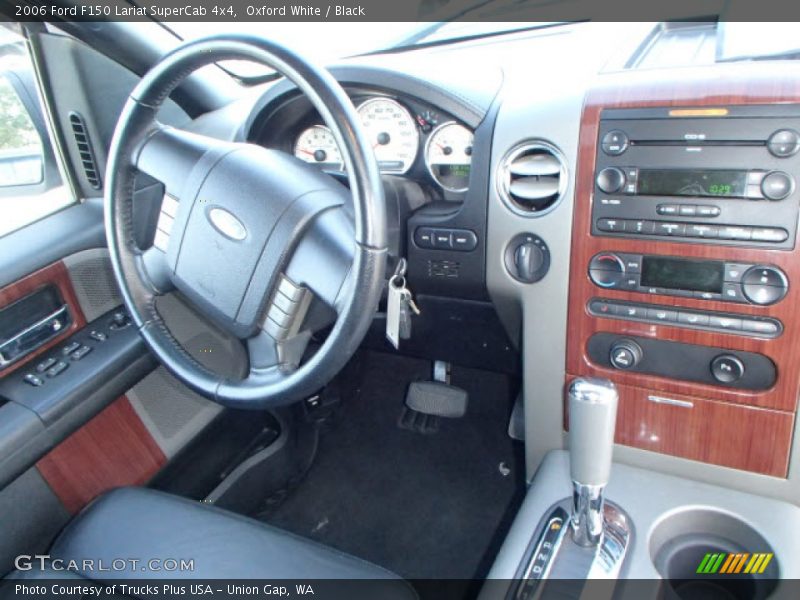Oxford White / Black 2006 Ford F150 Lariat SuperCab 4x4