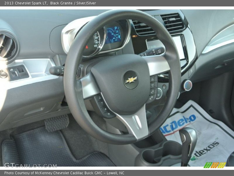 Black Granite / Silver/Silver 2013 Chevrolet Spark LT