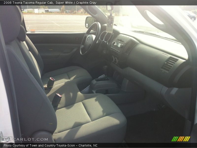 Super White / Graphite Gray 2008 Toyota Tacoma Regular Cab