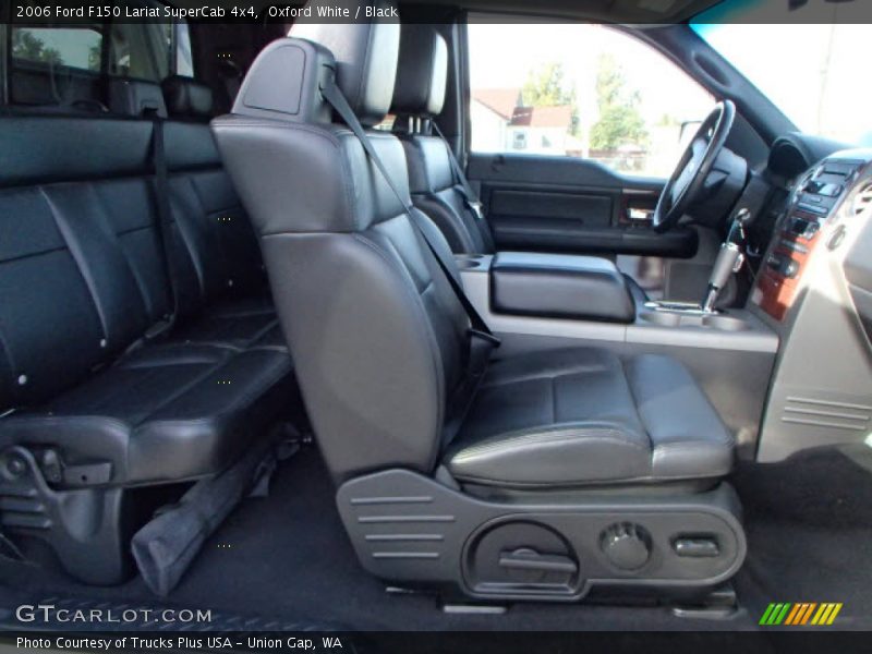 Oxford White / Black 2006 Ford F150 Lariat SuperCab 4x4