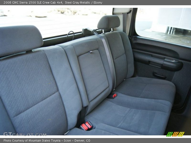 Steel Gray Metallic / Ebony 2008 GMC Sierra 1500 SLE Crew Cab 4x4