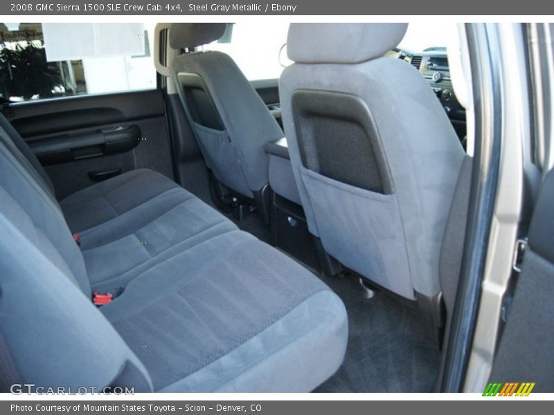 Steel Gray Metallic / Ebony 2008 GMC Sierra 1500 SLE Crew Cab 4x4