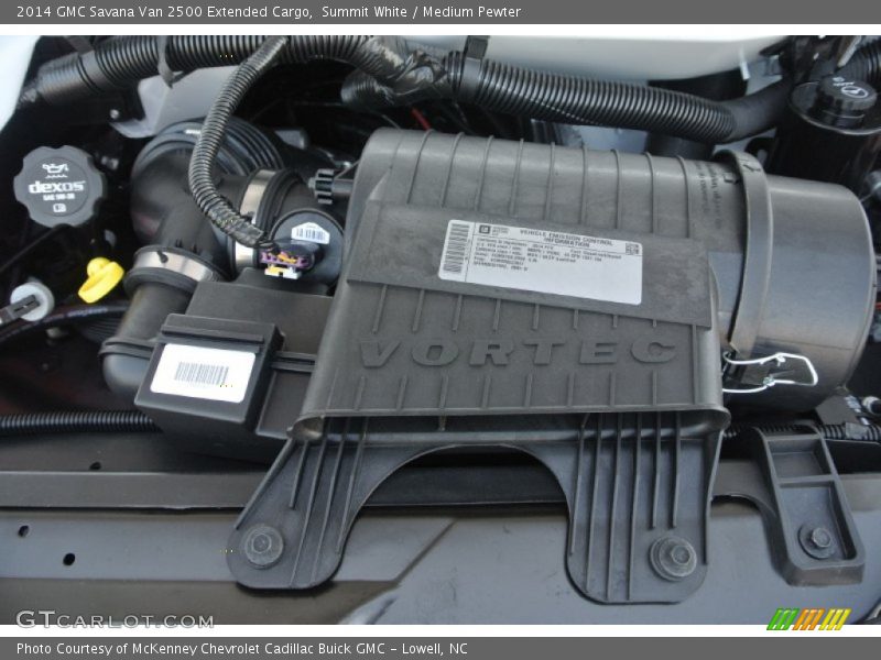 Summit White / Medium Pewter 2014 GMC Savana Van 2500 Extended Cargo