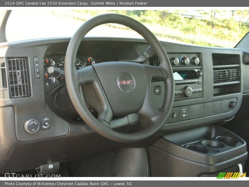 Summit White / Medium Pewter 2014 GMC Savana Van 2500 Extended Cargo