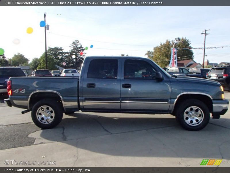 Blue Granite Metallic / Dark Charcoal 2007 Chevrolet Silverado 1500 Classic LS Crew Cab 4x4