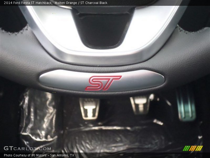 Molten Orange / ST Charcoal Black 2014 Ford Fiesta ST Hatchback