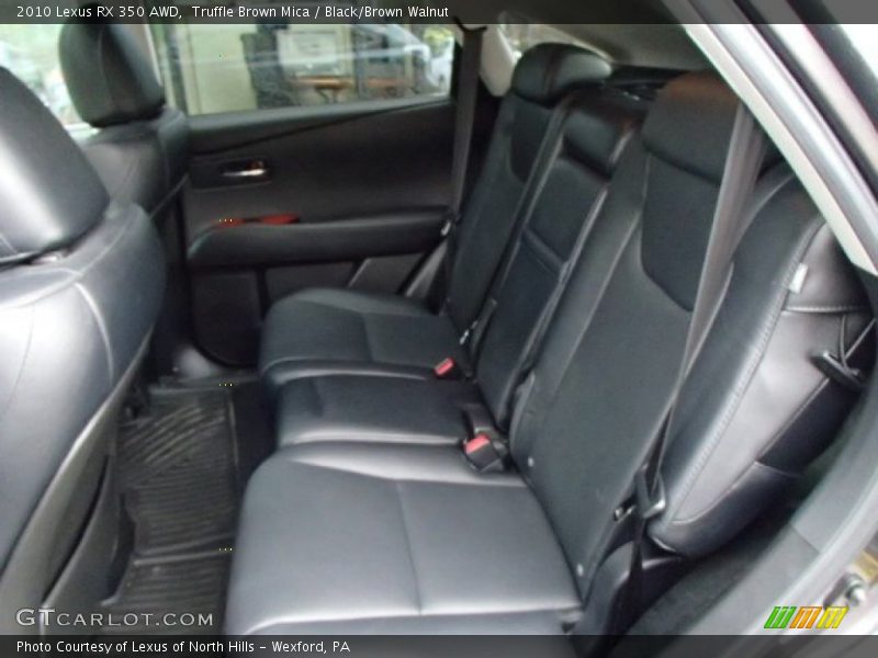 Truffle Brown Mica / Black/Brown Walnut 2010 Lexus RX 350 AWD
