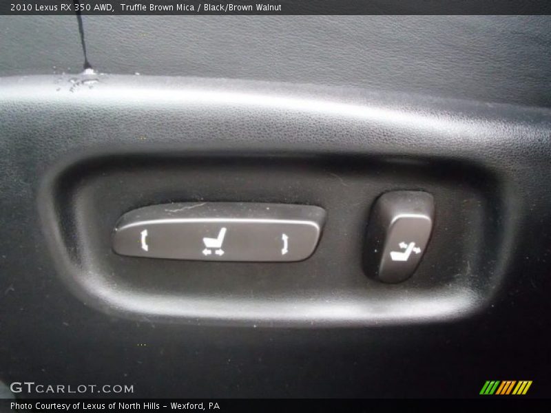 Truffle Brown Mica / Black/Brown Walnut 2010 Lexus RX 350 AWD