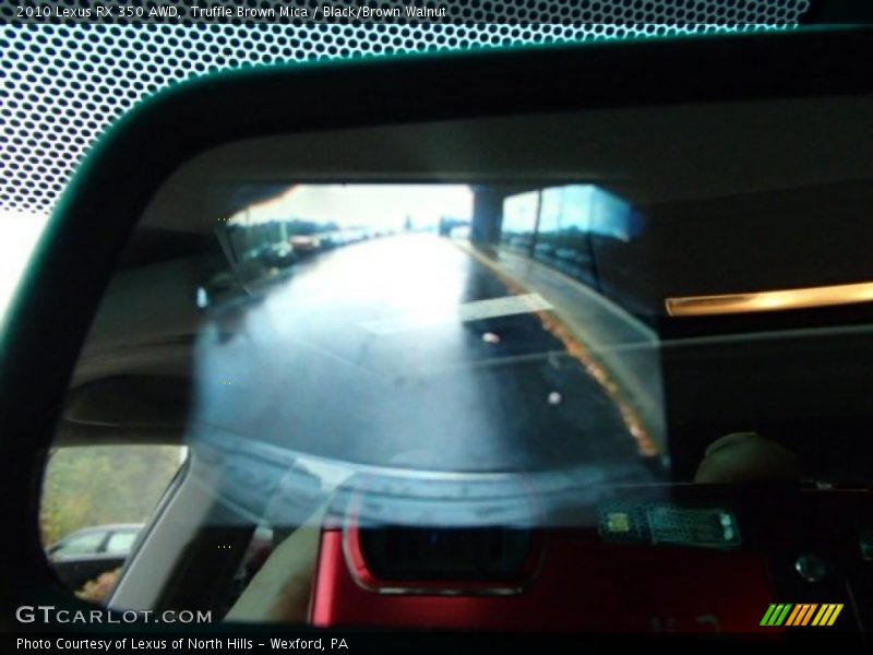 Truffle Brown Mica / Black/Brown Walnut 2010 Lexus RX 350 AWD