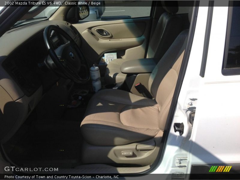 Classic White / Beige 2002 Mazda Tribute ES V6 4WD