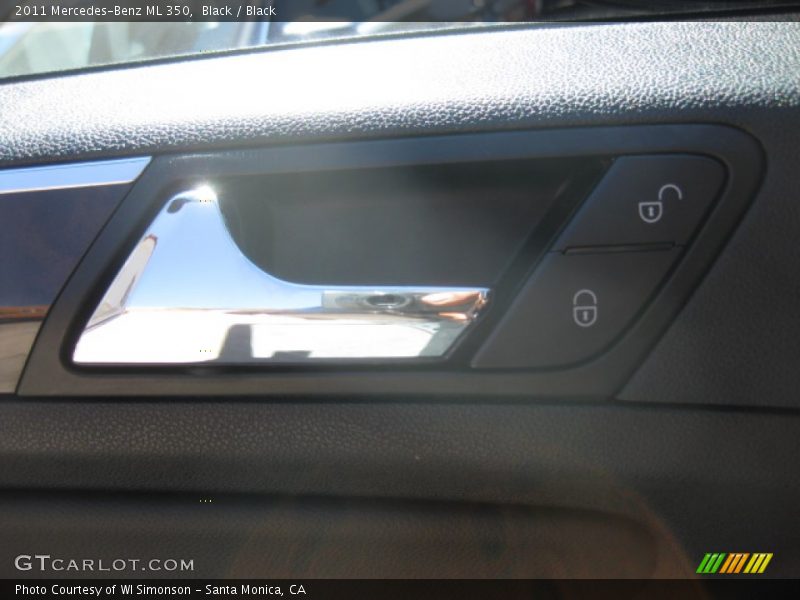 Black / Black 2011 Mercedes-Benz ML 350